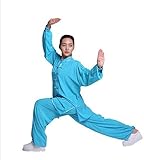 Bequem Die Kung Fu Uniform ist weich und elegant. Sorgen Sie beim Üben von Tai Chi für maximalen Komfort und uneingeschränkte Bewegungsfreiheit. Hat eine gute Schweißaufnahme und trocknet schnell.