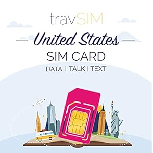 travSIM VS SIM Kaart (T-Mobile SIM Kaart) Geldig voor 10 Dagen – 50GB 3G 4G LTE Mobiele Data – Verenigde Staten T-Mobile…