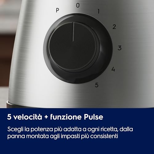 Electrolux E4TB1-6ST Frullatore con Lame TruFlow, 800 W, Plastica, Grigio, 195x196x395mm - 4