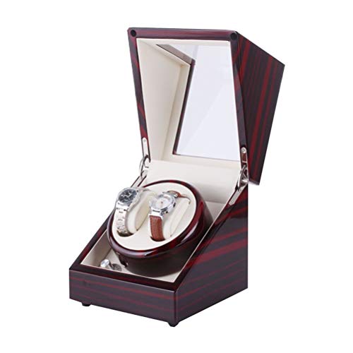 Preisvergleich Produktbild LALAWO Perfekte Aufbewahrungsbox Uhrenbox - Uhrenbox Schmuck Aufbewahrungsbox Elektrische Uhrenbox Rotierende Kettenschüttelbox Artikelbehälter