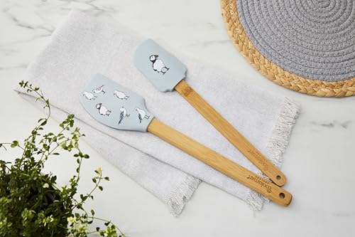 Cooksmart Pack of 2 Spatulas for Cooking, Coastal Birds - Image 3