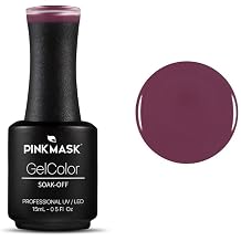 PINK MASK Gel Color Nail Polish The Suspect - Col. Mystery 15ml / o.5 oz - UV/LED Gel Polish, Non Wipe, Long Lasting, Soak Off Formula