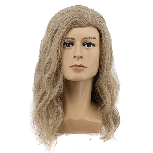 Yuehong Long Blonde Wave Wig Men Party Wig For Cosplay Costume Halloween Hair Wigs #TOP7