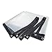GFSD Foglio di Tela Cerata Trasparente Impermeabile Tenda da Sole for Serra Film in PE Orlo Rinforzato con Occhielli Foglio di Plastica Teloni Bifacciali (Color : Clear, Size : 1x1m)