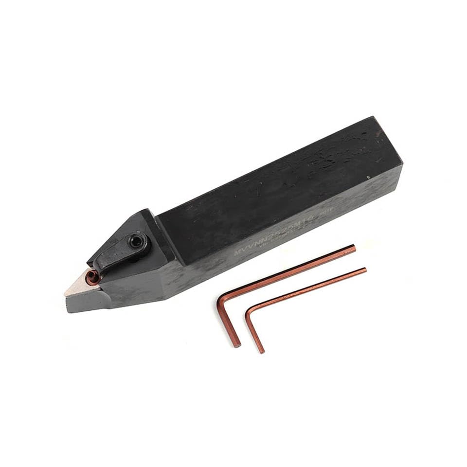 1pc MVVNN1616K16 MVVNN2020K16 MVVNN2525M16 External Triangul Turning Tool Holder Used for VNMG16 Carbide Inserts Lathe Cutting Tools(MVVNN1616K16)
