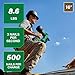 Metabo HPT 18V MultiVolt Brushless Cordless Coil Roofing Nailer Kit, 1-3/4