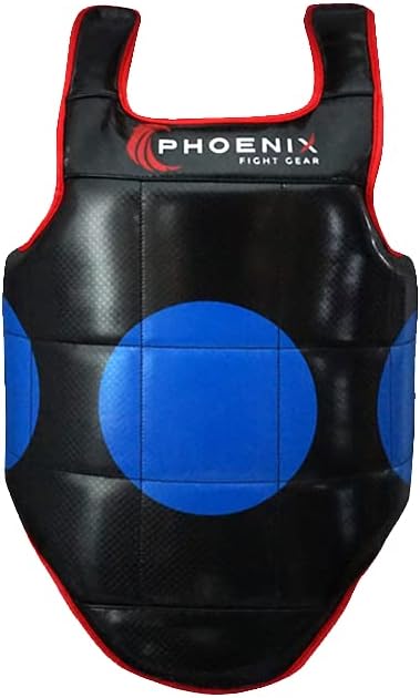Phoenix Fight Gear Kids Champion Reversible Chest Protector Gear for Boxing, Sparring. Karate, Muay Thai and Taekwondo, MMA Gear, Youth Body Shield Protective Gear, Martial Arts Training Equipment