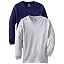 2pk Navy Heather Gray