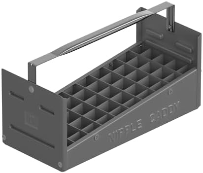 Jones Stephens Plastic Nipple Caddy, 1" Size, 50 Pc. Capacity