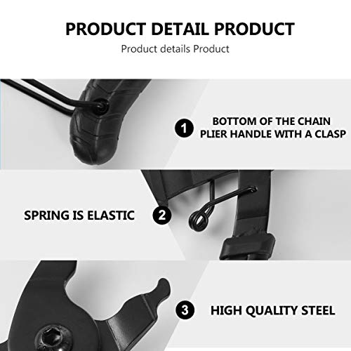 BESPORTBLE Kit de Ferramentas para Conserto de Corrente de Bicicleta Verificador Extrator de Alicate