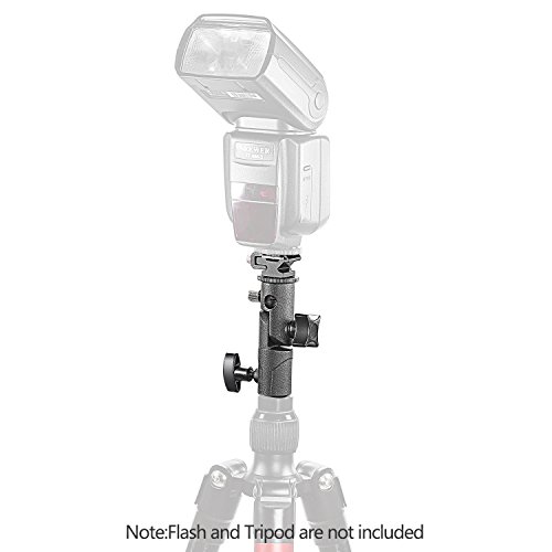 Neewer Professional Universal E Type Camera Flash Speedlite Mount Swivel Light Stand Bracket With Umbrella Holder For Canon Nikon Pentax Olympus And Other Flashes, Studio Light, Led Light(2 Pack) #TOP3