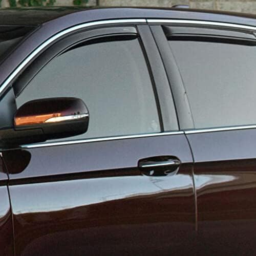 Auto Ventshade [AVS] Outside Mount Ventvisor | 2002 - 06 Avalanche/Suburban/Escalade EXT/Yukon XL, 2001 - 07 Chev./GMC Silv./Sierra 1500/2500/3500 Classic/Crew- Smoke, 4 pc. | 94355