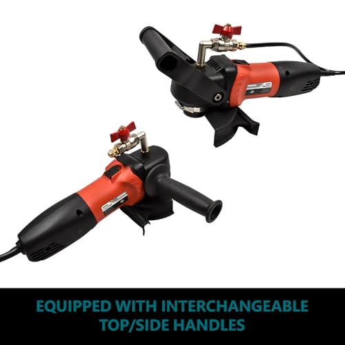 Hardin 4" & 5" Variable Speed Wet Polisher and Grinder – 800W 120V, 1000–4000 RPM, Water Feed System with Brass Valve, GFCI Cord for Granite, Marble, Stone, and Concrete Fabrication by Hardin - Image 7