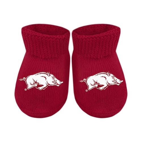 Image of Creative Knitwear College Baby Bootie Sock - Team Logo, Multiple Colors, for Boys & Girls (Newborn - 6 Months)