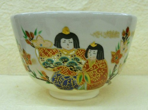 抹茶茶碗、色絵雛人形、橋本紫雲作、2番 抹茶茶碗、色絵雛人形、橋本紫雲作、2番 抹茶茶碗、色絵雛人形、橋本
