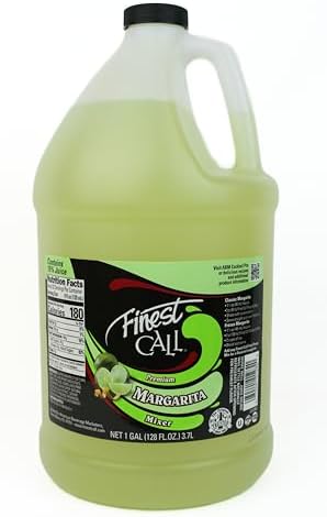 Finest Call Premium Margarita Ready-to-Use Drink Mix, 1 Gallon Bottle (128 Fl Oz)