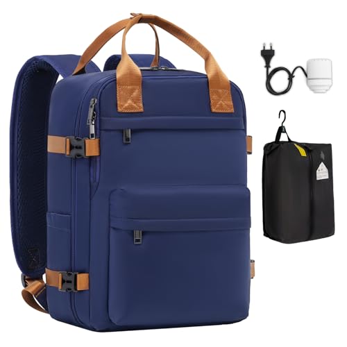COOLIFE Handgepäck Rucksack für Ryanair 40×30×20 Reiserucksack Flugzeug 20L Klein Handgepäck Kabinengröße Handgepack Tasche mit Laptopfach für Weekender Kurze Trip