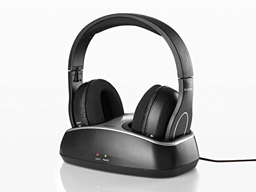 Preisvergleich Produktbild Stereo Funkkopfhörer Headset Kopfhörer mit Ladestation