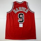 Autographed/Signed Ron Harper Chicago Red Basketball Jersey PSA/DNA COA