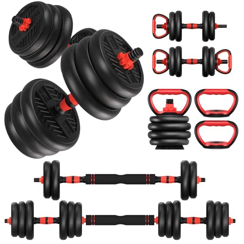 4-in-1 Adjustable Dumbbell Set 80lbs