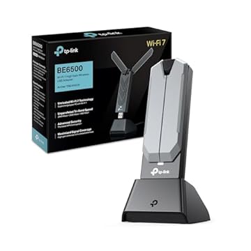 TP-Link Archer TBE400UH WiFi 7 Tri-band BE6500Mbps Chiavetta WiFi per PC Fisso, WiFi USB, Antenne ad Alto Guadagno, MLO, MU-MIMO, OFDMA, USB 3.0, Beamforming, Compatibile con Windows 11/10, WPA3