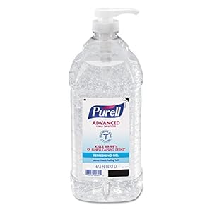 PURELL 962504CT Advanced Instant Hand Sanitizer, 2-Liter Bottle, 4 per Carton