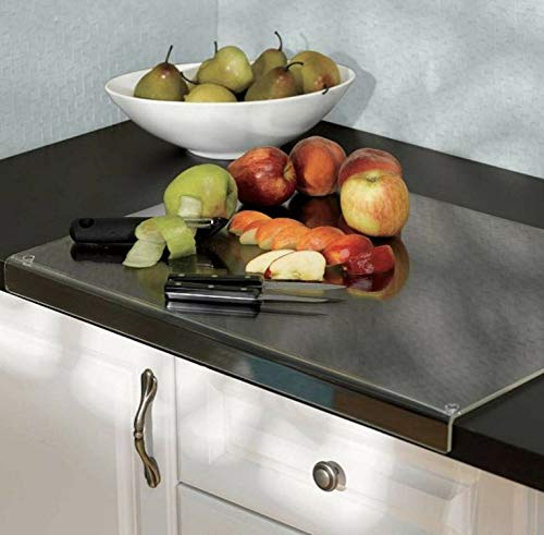 Tabla de Cortar Transparente para Cocina con Borde y Antideslizante, 60,96 cm x 40,64 cm, AZM Displays miniatura 2