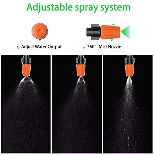 image for CESTAME 204Pcs Barbed Connectors Irrigation Fittings Kit,Drip Irrigati