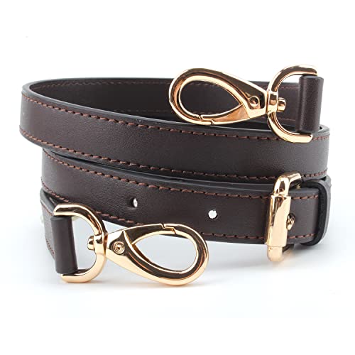 Image of Vachetta Leather Adjustable Crossbody Strap for Leather Shoulder Strap Belt Replacement Suitable for L V Handbags