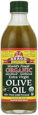Bragg UWihDO Organic Extra Virgin Olive Oil, 16 oz (2 Pack)