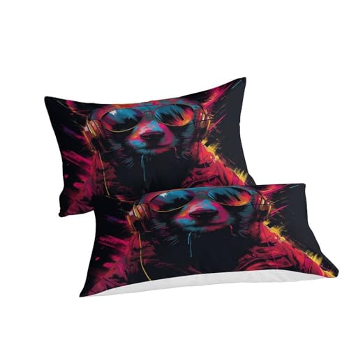 Housse de couette ours polaire 3D lit King size parure microfibre zippée nuit hiver - 3