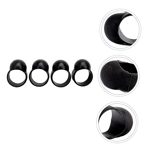Abaodam Drum Tongue Drum Finger Sleeve Material de Silicona Negro para Instrumentos de Percusión con Dedos miniatura 5