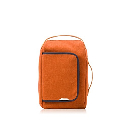 Preisvergleich Produktbild RAWROW Fashion Schule Rucksack Schultasche LAPTOP182 Wachs Leinwand Orange