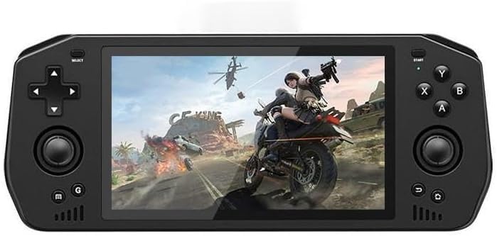 OYDL X28 Handheld Retro Handheld Game Console, 5.5-Inch T618 CPU 4G+64G Retro Arcade Portable Nostalgic Video Game Consoles for Kids Adults, Support