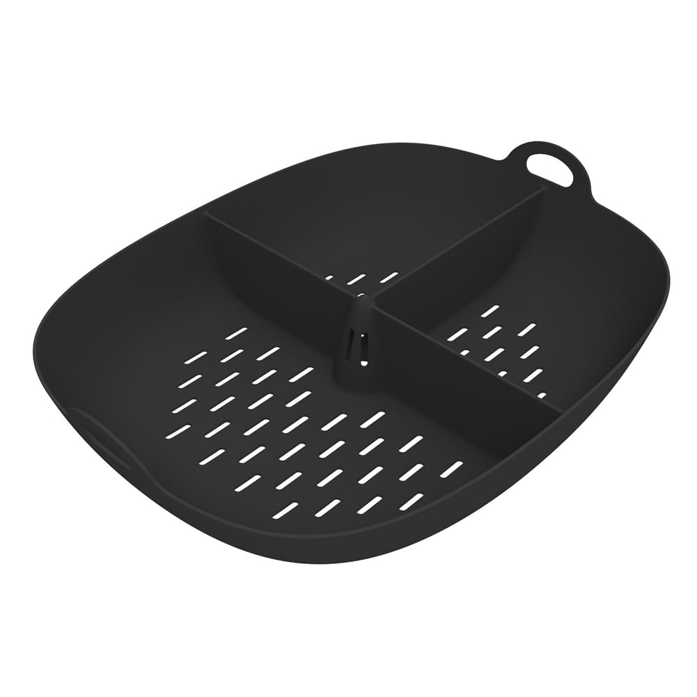 Aundhegrtt Silicone Steaming Tray for TM7 Multi-Functional Steamer Insert Silicone Mesh Silicone Steamer Divided Tray