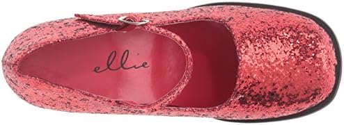 Ellie Shoes Women's 300-Eden-G Maryjane Pump, Red Glitter, 8 M US | Image 4