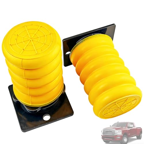 Replace SSR-312-54 Rear Suspension Helper Spring Kit Compatible with Ram 2500 & 3500 2014-2023 4x2 & 4x4 Rear Leaf Spring Bump Stops Load Support Kit Set of 2