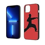 DENMER Karate Handyhülle für iPhone 14, Ganzkörper-Schutzhülle, stoßfest, schlanke Handyhülle (für iPhone 14/14 Plus) Weiß
