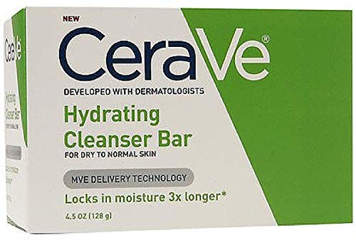 CeraVe Hydrating Cleansing Bar 4.5 oz (Pack of 8)