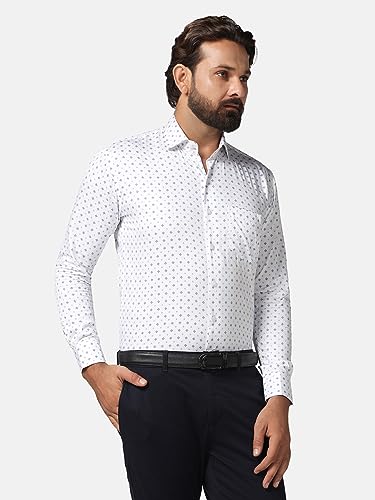 Image of TAHVO Men's Regular Fit Long Sleeves Cotton Formal Shirt