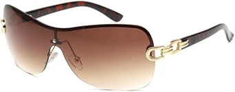 PUB Y2K One-piece Sunglasses Metal Leg Sunglasses Future Wind Glasses for Women Men
