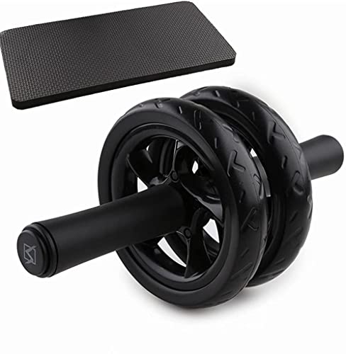 Rodillo de rueda para ejercicio AB Roller antideslizante 15 cm patrón de neumáticos fitness gimnasio ejercicio abdominal rodillo de rueda (color: negro)