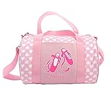 Peachnblue Quilted Dance Ballet Duffle Bag for Girls