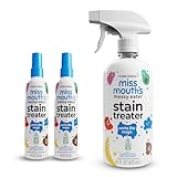 Miss Mouth's Messy Eater Stain Treater - 4oz 2-Pack & 16oz Spray Bottle - Laundry Spot Cleaner for Clothes, Carpet & Upholstery - Baby Stain Remover