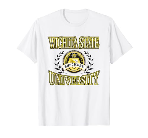 Wichita State Shockers Laurels Logo Officially Licensed T-Shirt