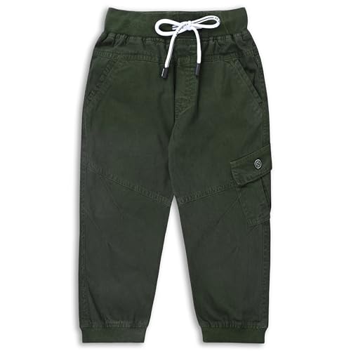 Image of Wish Karo Unisex Green Regular Fit Jeans Stretchable (js64)