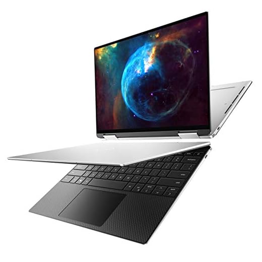 Dell XPS 13 7390 2-in-1 Convertible, 13.4 inch FHD+ Touch Laptop - Intel Core i7-1065G7, 32GB LPDDR4x RAM, 512GB SSD, Intel Iris Plus Graphics, Windows 10 Home - Platinum Silver, Black Interior