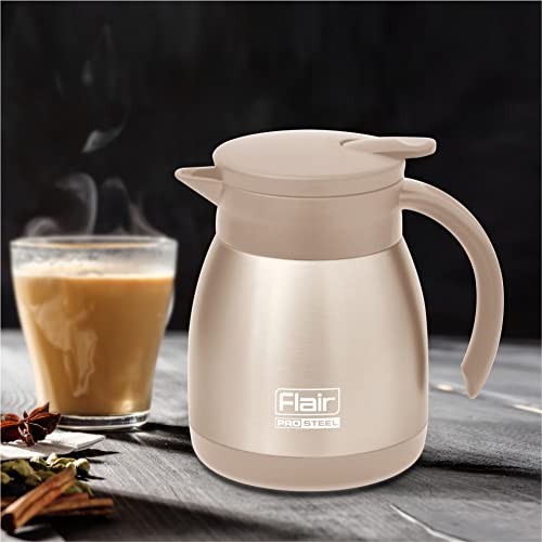 Image of Flair Cafe Vacuum Insulated Steel Kettle 500 ML (Gold)
