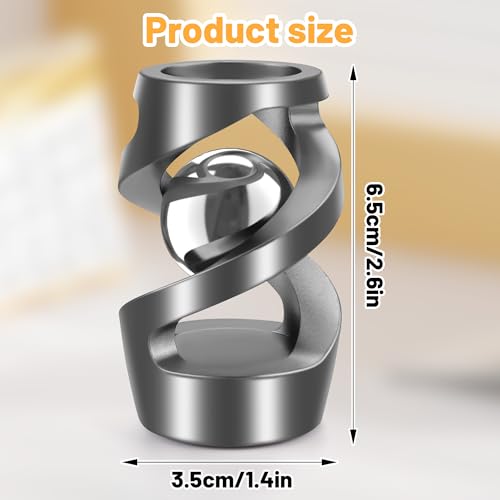 image for DOLASEV Upgraded Kinetic Desk Toys, Kinetic Spinning Desk Toy for Offi