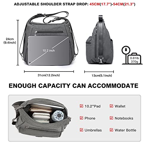 image for Kono Women Fashion Multiway Use Bags Adjustable Shoulder Strap Durable